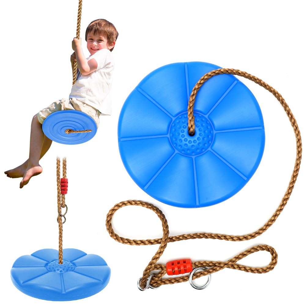 Gohytal Tellerschaukel mit Kletterseil