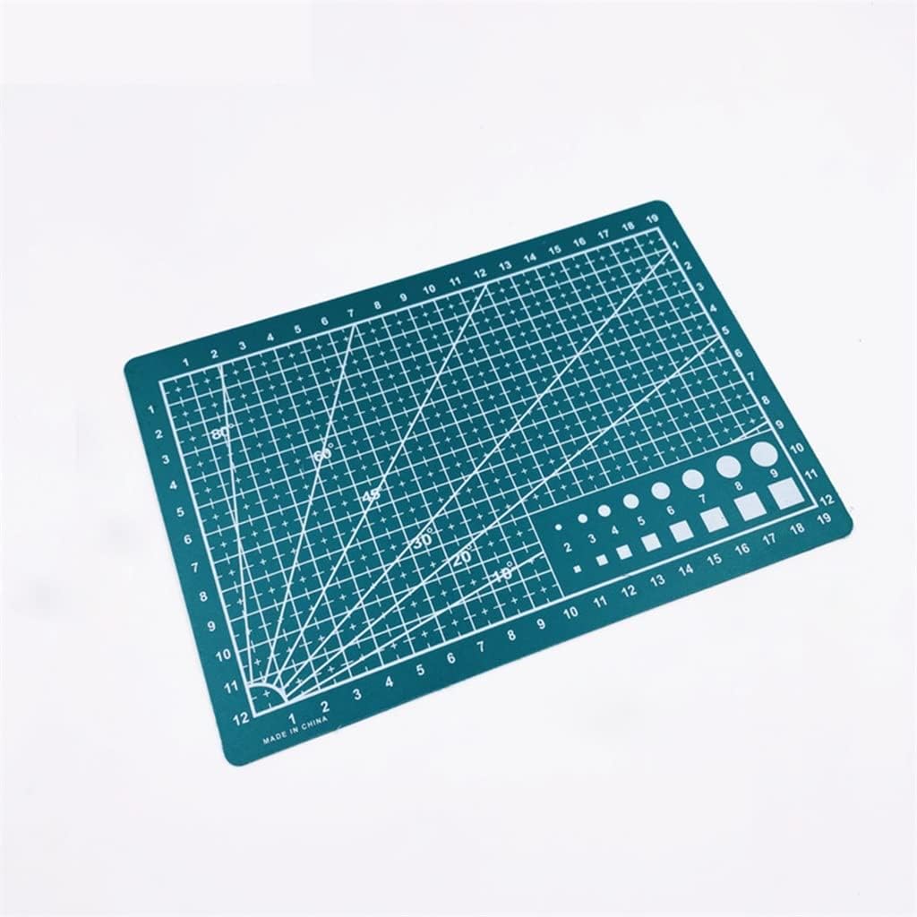 A5 Pvc Cutting Mat Board Engraving Hard Pad Handwriting Plank Lightweight Measuring Diy Art Tool(Blue)