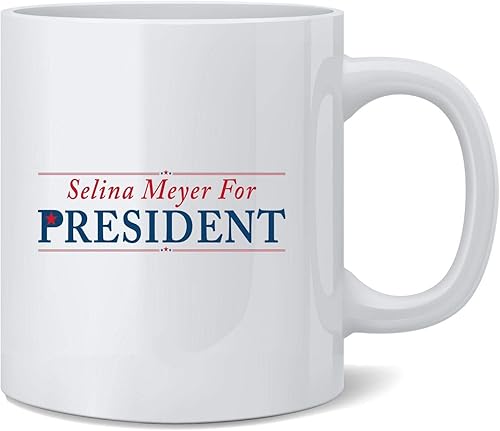 Poster Foundry Selina Meyer for President Campaign - Taza de café de cerámica, regalo divertido y novedoso, 12 onzas disponible en Yaxa Peru