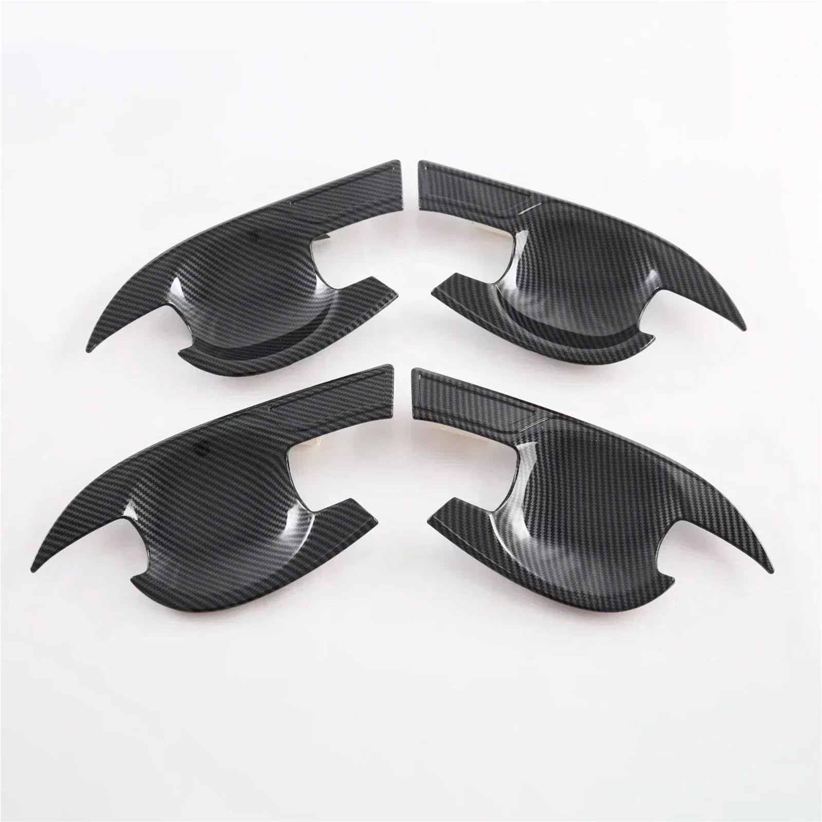 KJHOPY Car Accessories Exterior Door Side Handle Bowl Cup Cover Trim for Nissan for Qashqai J12 2021-2024 2025(Style 1)