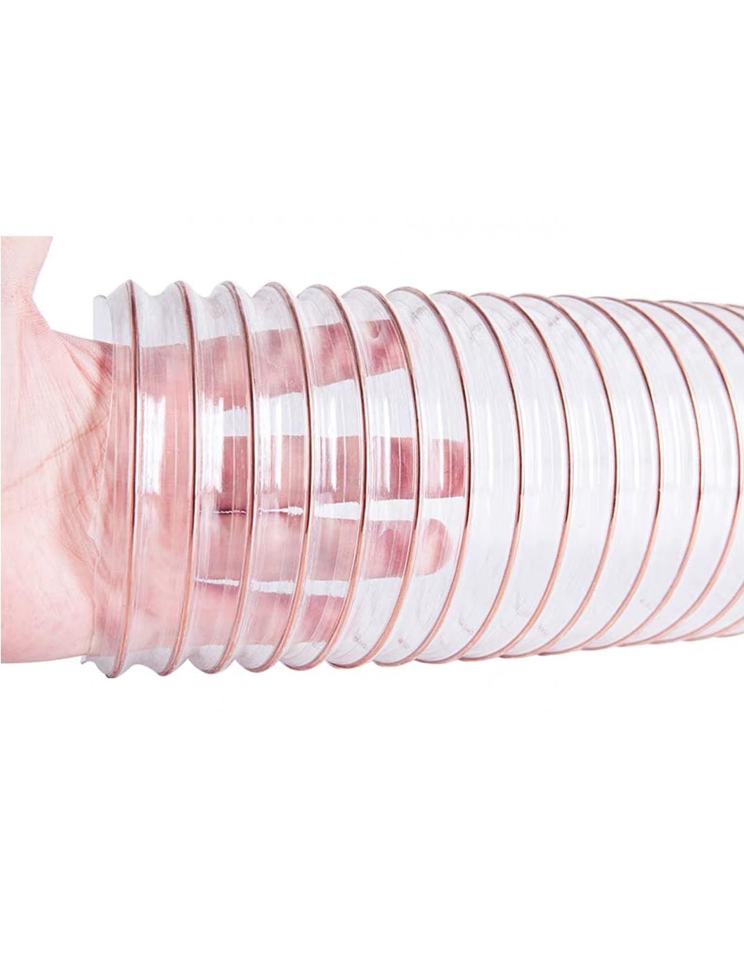 Tuyau transparent en polyuréthane, Tuyau de conduit en polyuréthane PU, 3, pieds, plusieurs tailles(40mm)