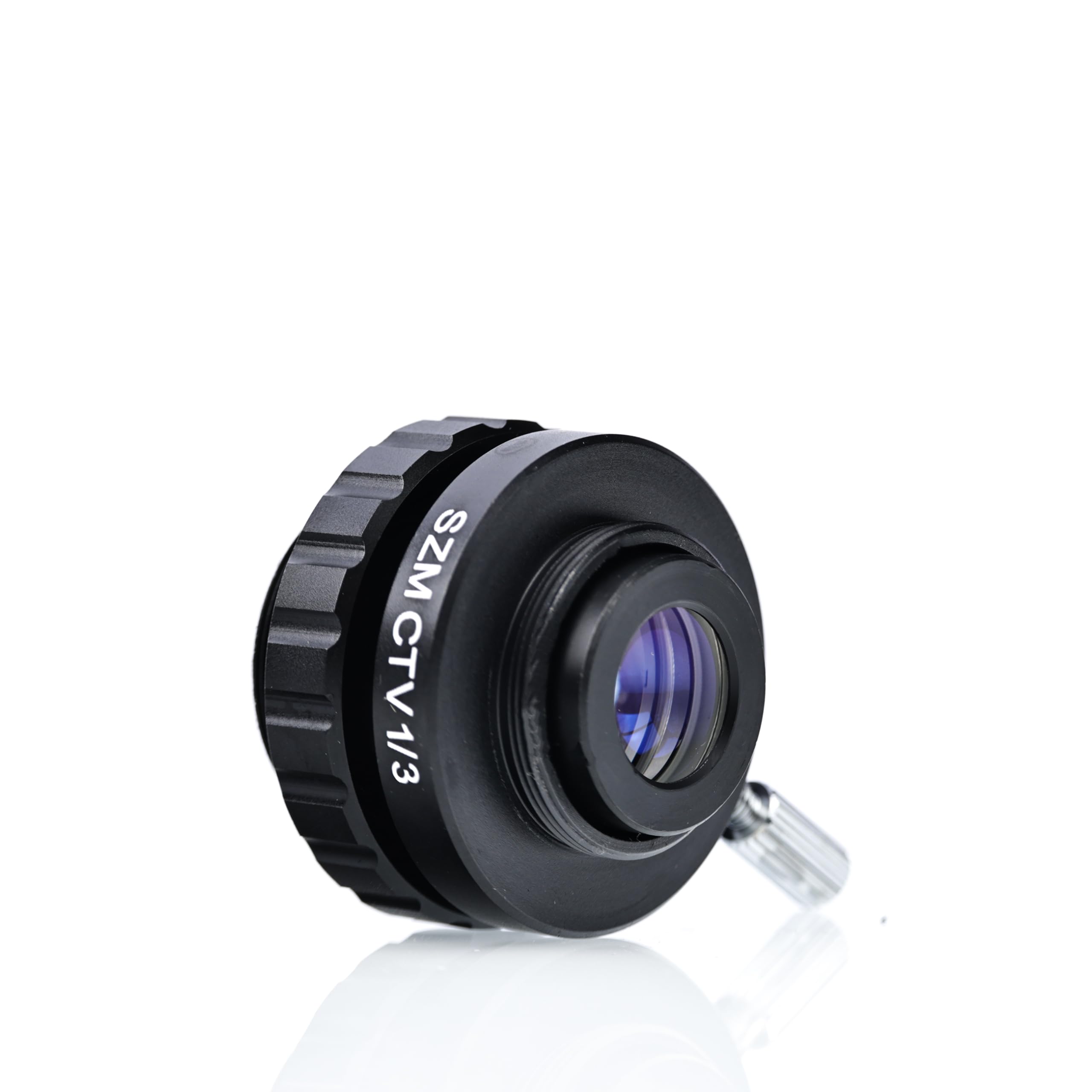 Rosfix Adattatore 1/3CTV per Microscopio Trinoculare – Obiettivo 0,3x, Montaggio 27,7mm/25mm C-Mount | Visione Ampia e Nitida | Accessorio per Microscopio Stereoscopico