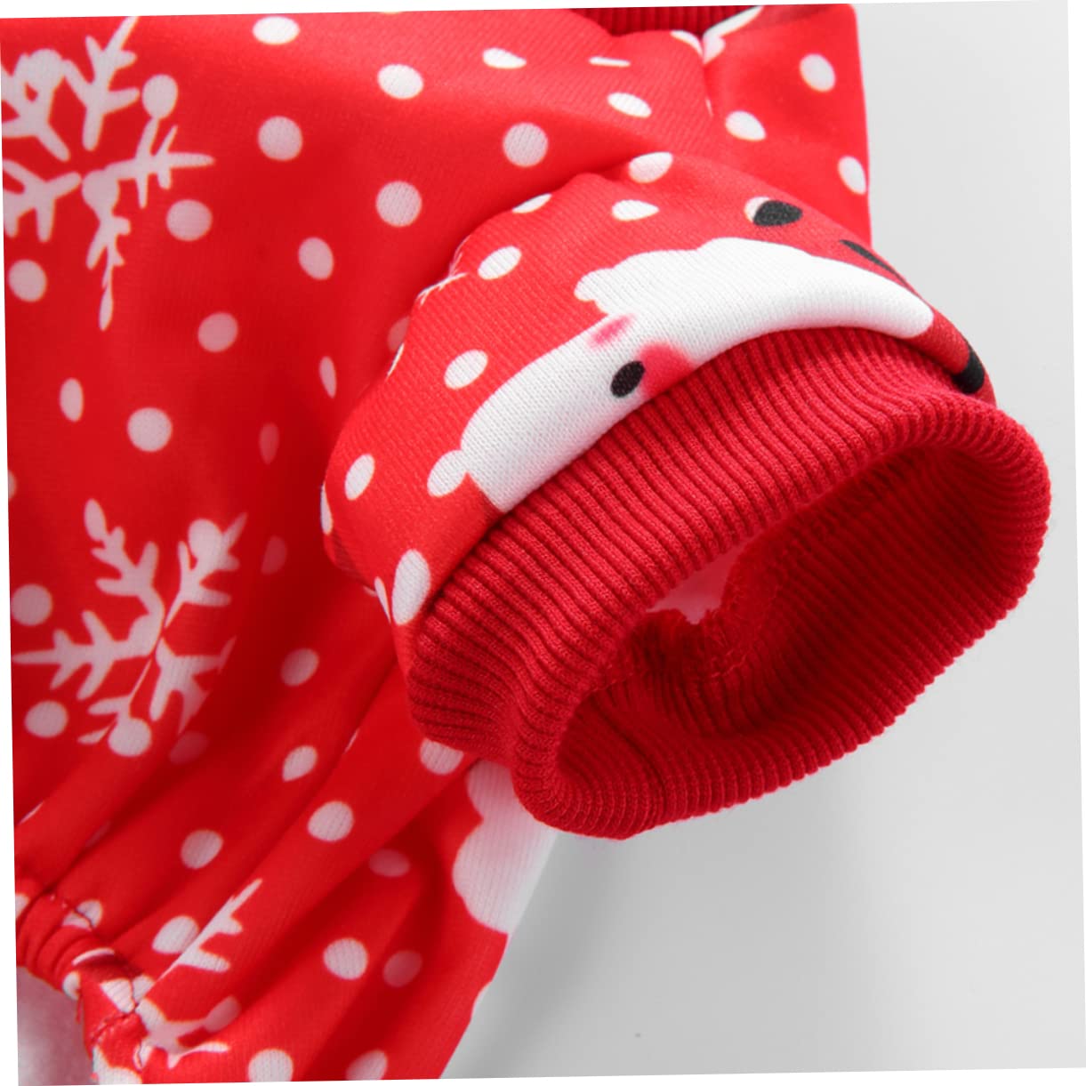HMJGDHX 2 Pezzi di Vestiti per Cani di Natale Caldo Vestito per Animali Domestici con Motivo Babbo Natale per Panno per Cani da Festa per Cuccioli