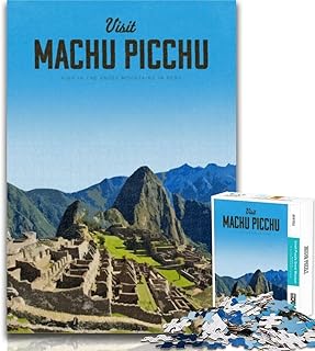 Comprar Rompecabezas para Adolescentes: Visita Machu Picchu, 1000 Piezas, Juguetes educativos, decoración única para el hogar y Regalos, 26x38cm