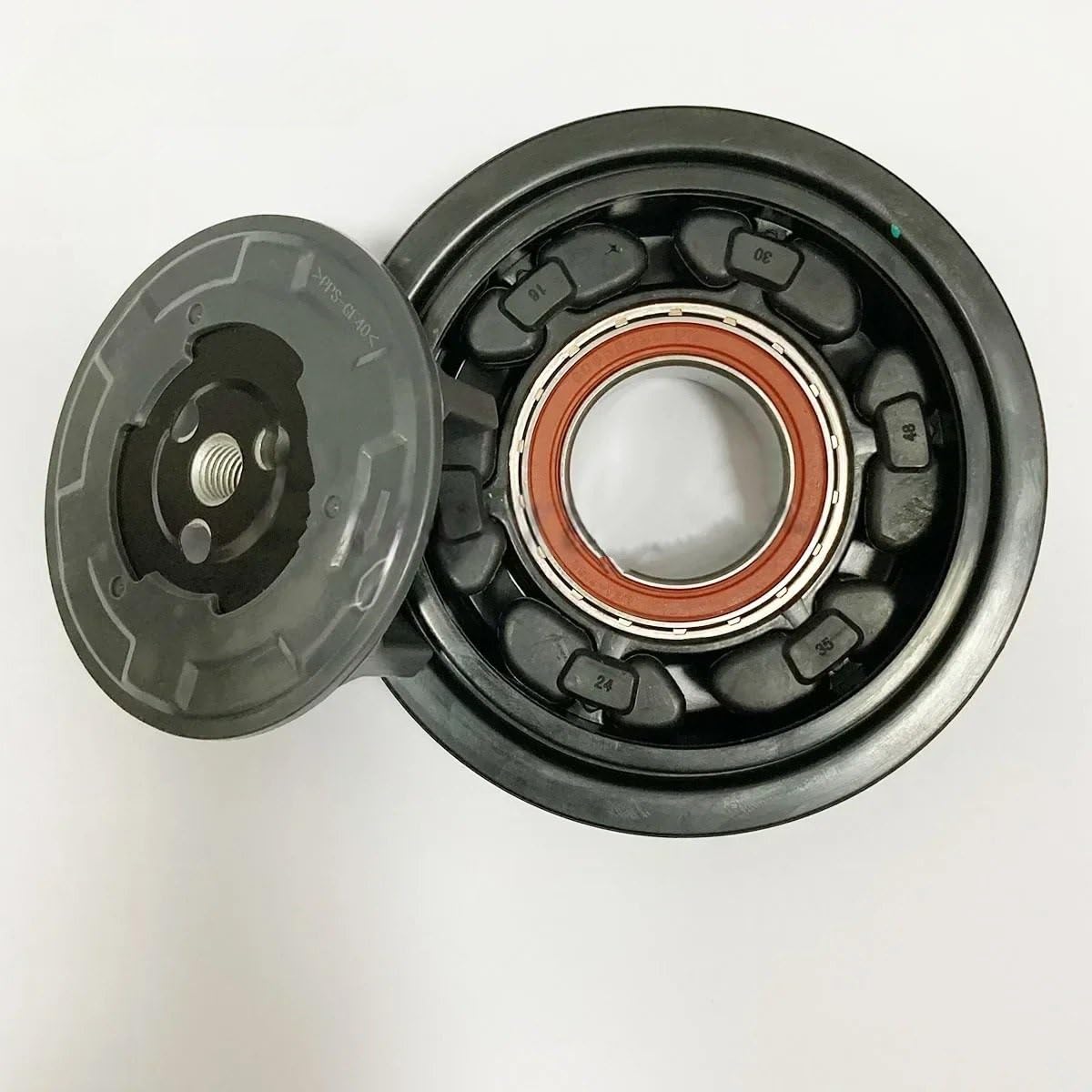 embrayage climatisation Poulie d'embrayage de compresseur AC, Convient pour Passat B6 CC, Octavia, Superb 447260 – 1705 kit embrayage clim