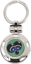 Emblems-Gifts Lawn Bowls and Jack Award Round Keyring in gift box (B)