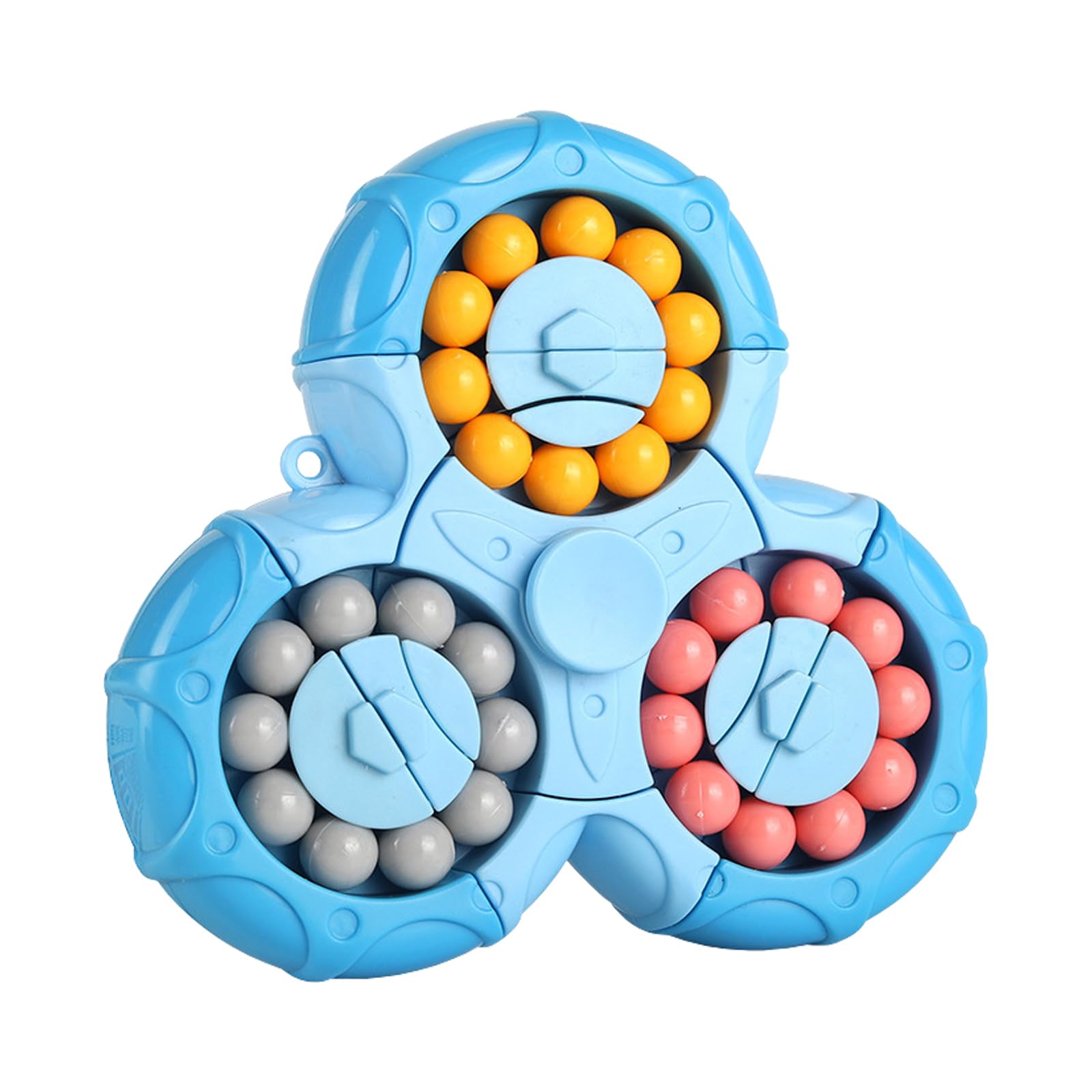 FAMILIO Magic Beans Magic Bean IQ Game Cube Toy Sensory Toys for Autism Children Relieve Stress and Reduce Anxiety Christmas Birthday Gifts for Kids (Blue)