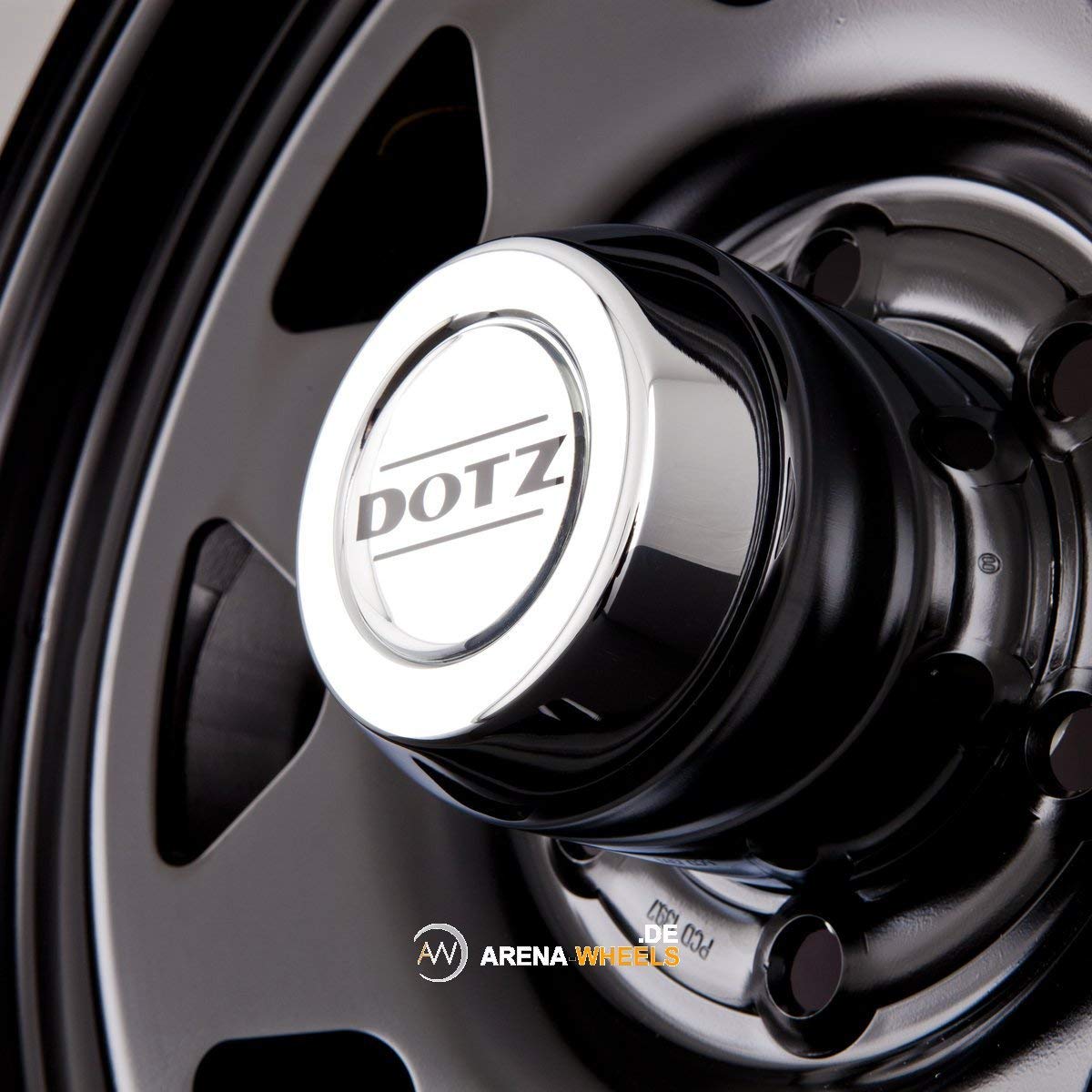 LEICHTMETALLRADER DOTZ 4X4 DAKAR DARK BLACK 16" ET 8