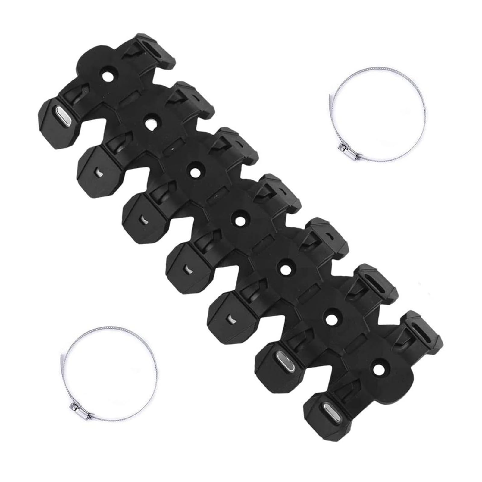 Pdanbd Black Exhaust Heat Shield Universal Motorcycle Protective Exhaust Pipe Heat Shield Motorbike Insulation Components Protection Cover Anti-Scalding
