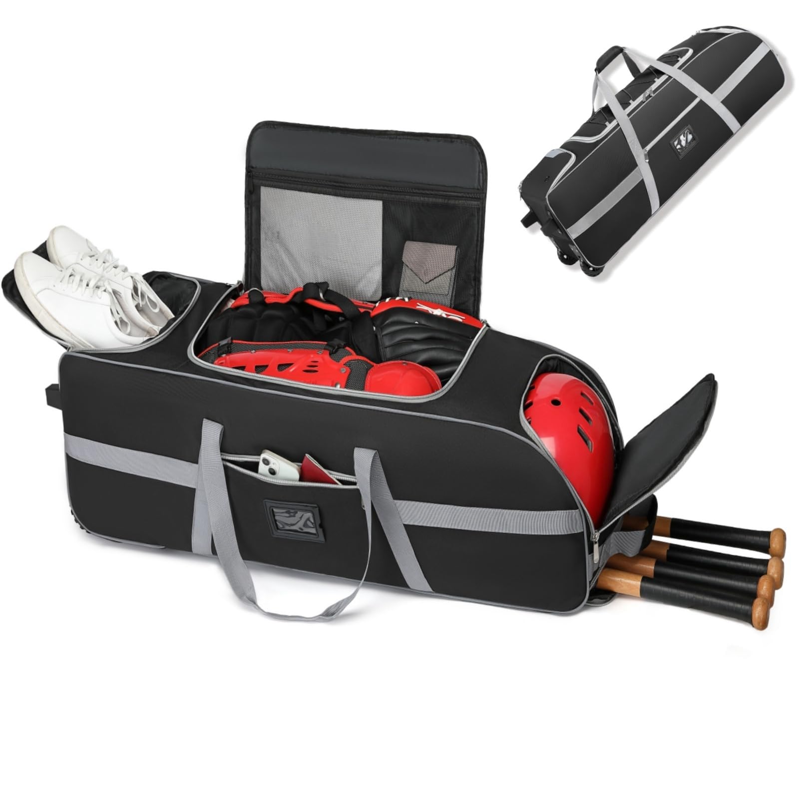 Durable Catchers Gear Bag With Multiple Pockets Catcher Gear Bag