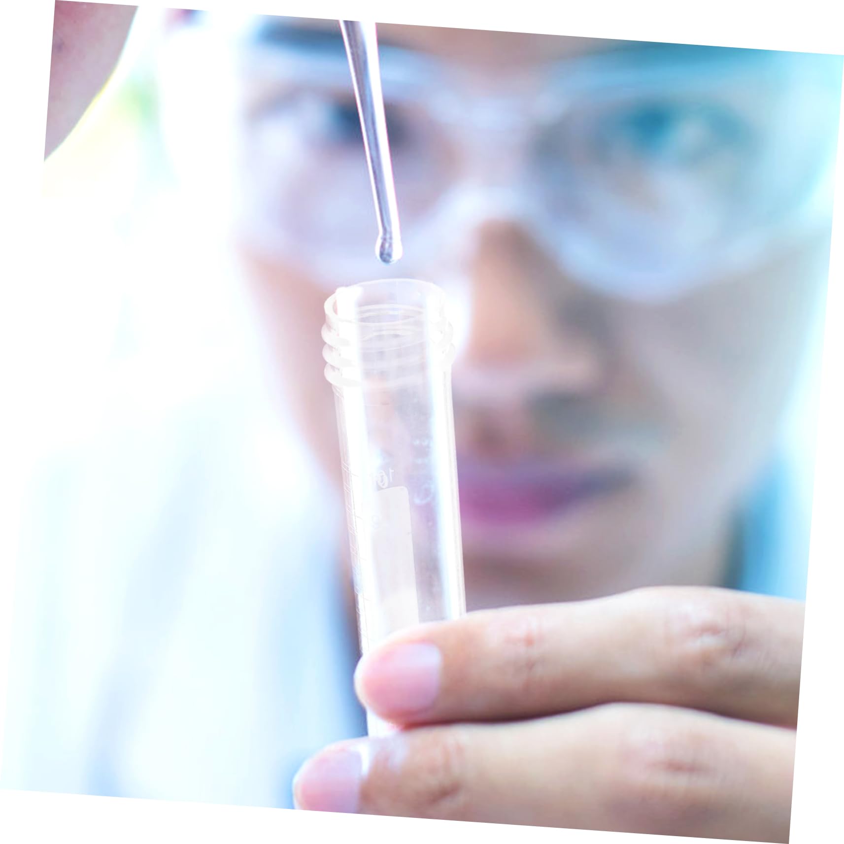 CIYODO Pk Sealed Test Tube Bottles Test Tube Caps Plastic Lids for Sample Storage