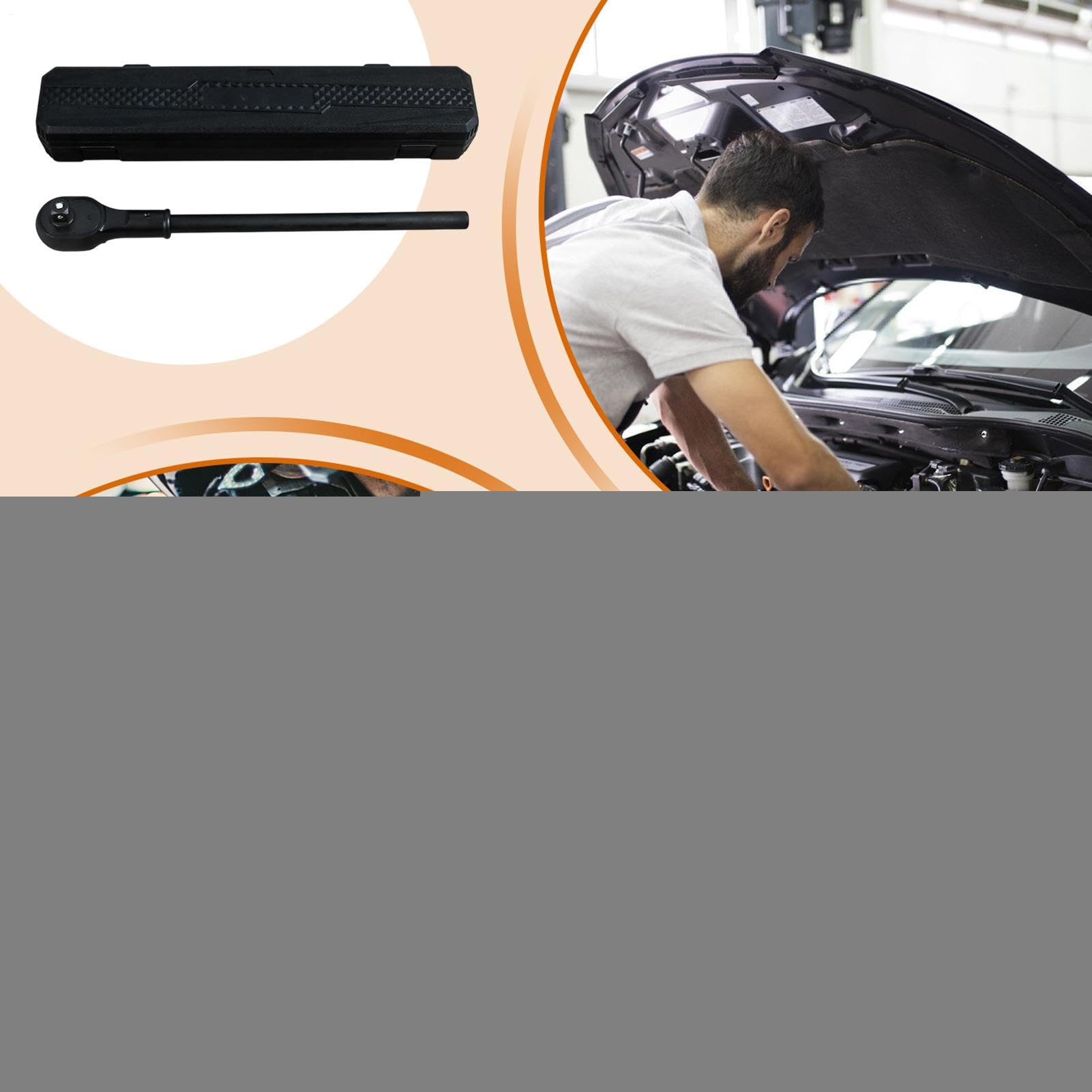 Llave Tubo Larga Llave de Extensión para Enchufes de 19 Milímetros | Trinquete de Accionamiento de Liberación Rápida para Taller de Automóvil SUV y Reparación de Vehículos