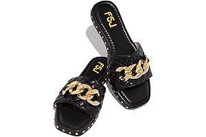 Women's Chic and Comfy Chain Sandals