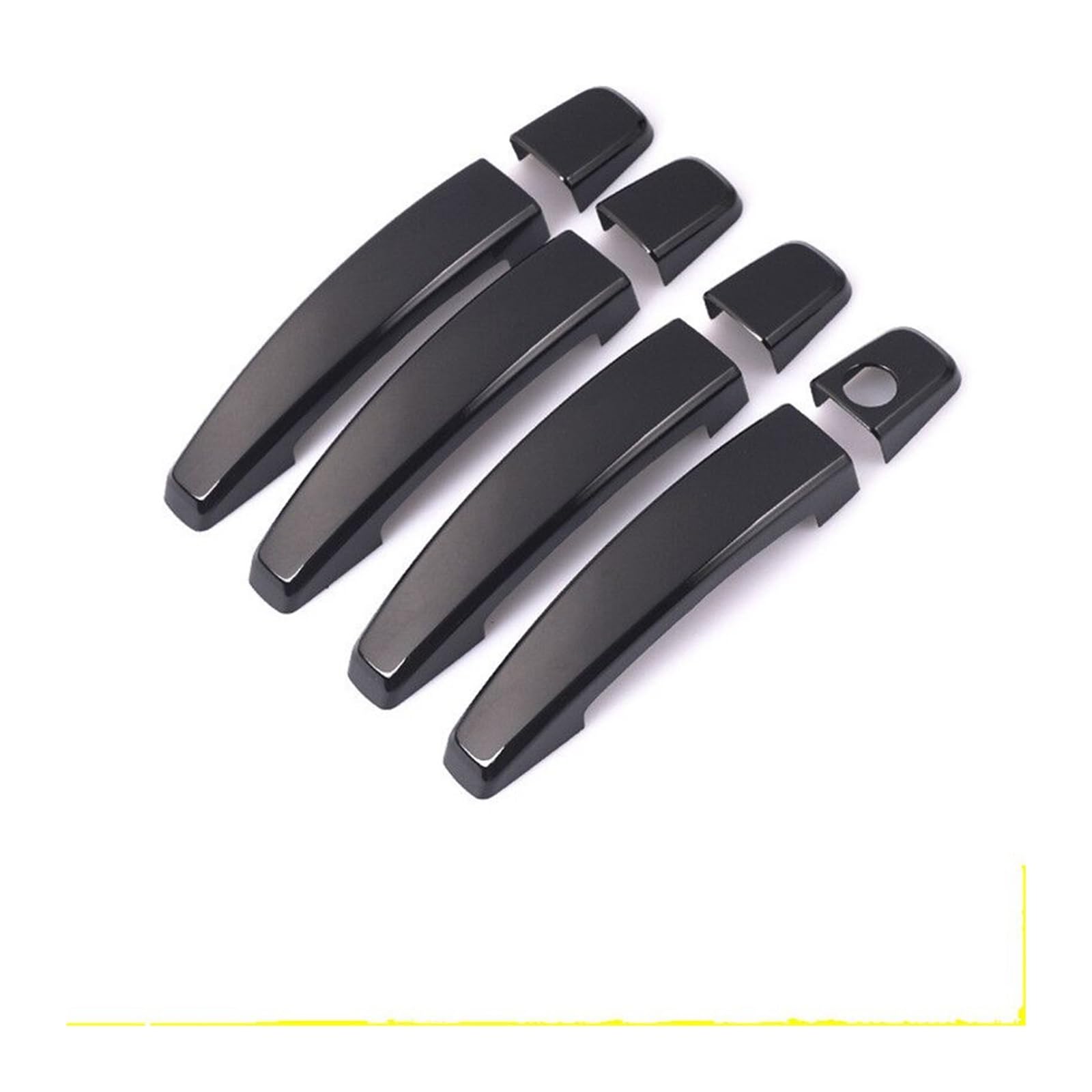 Trxjjvm Black For Chevrolet For Cruze For Spark For Captiva For Camaro 2010-2015 Car Door Handle Cover Trim Stickers Styling Car Exterior Door Handle(Black)