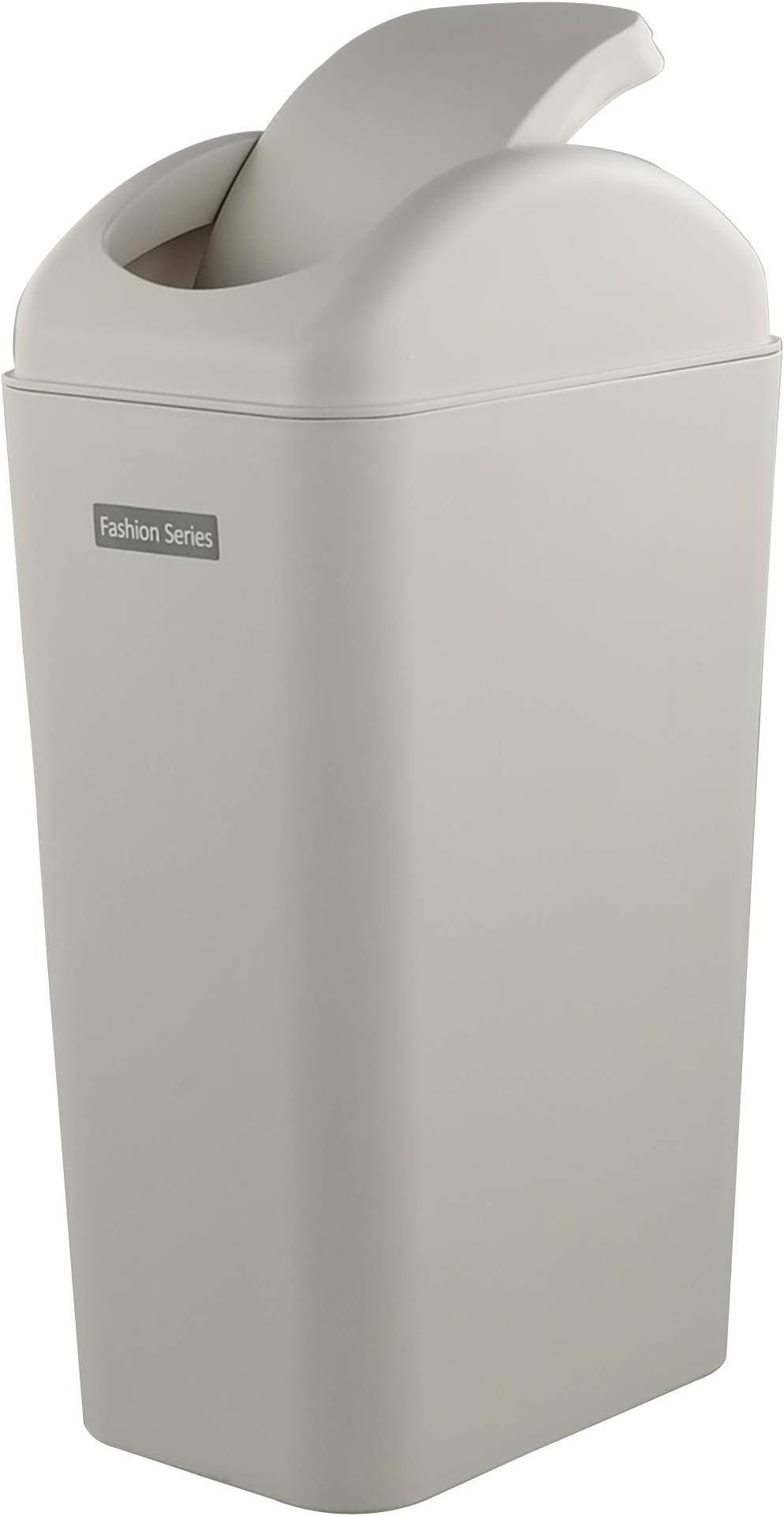 Ramddy 3.2 Gallon Small Slim Trash Can, 14 Liter Modern Swing Garbage Bin