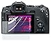 atFoliX Plastic Glass Protective Film compatible with Canon EOS R8 Glass Protector, 9H Hybrid-Glass FX Glass Screen Protector of plastic