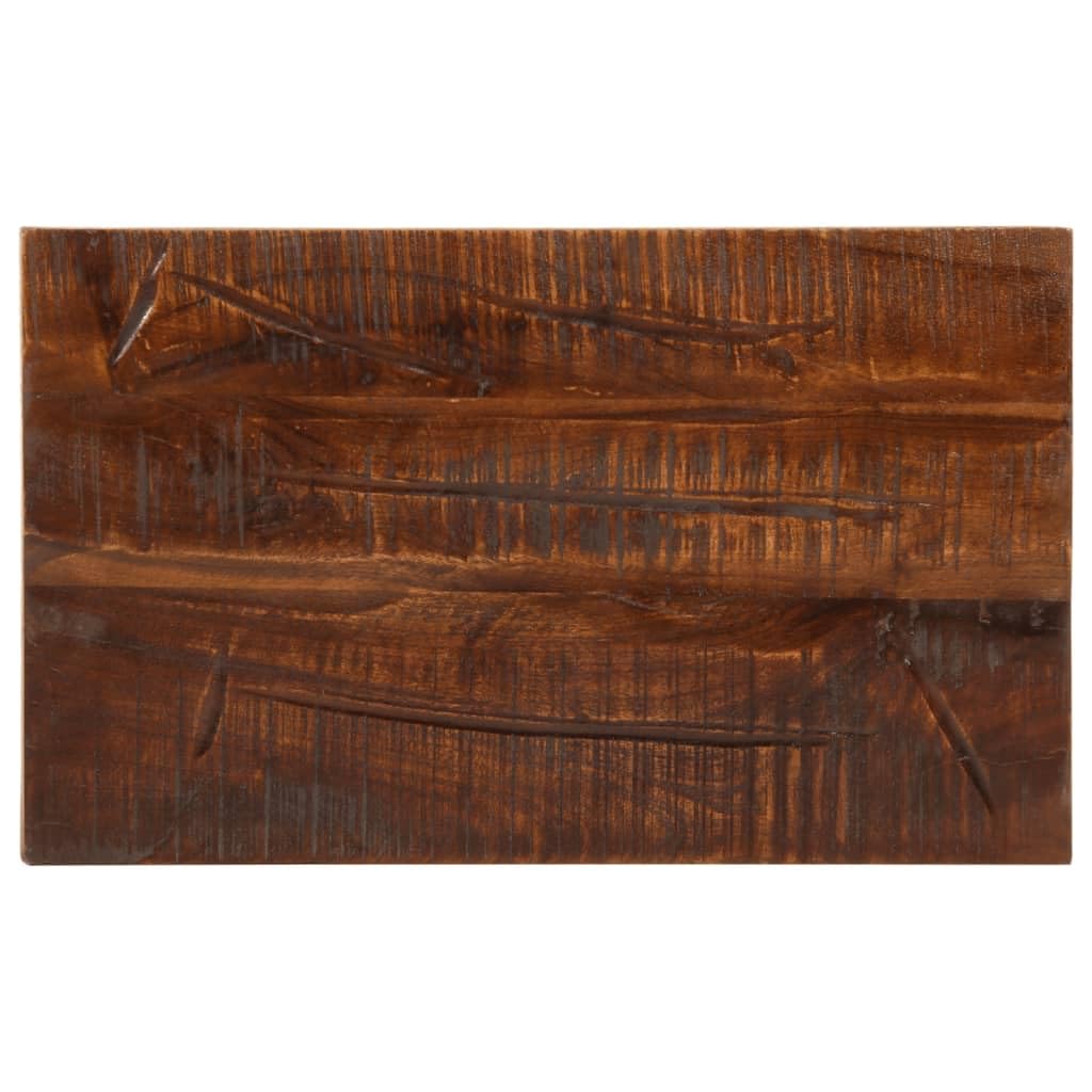 Plateau de table rectangulaire 50x40 cm en bois recyclé pour bureau