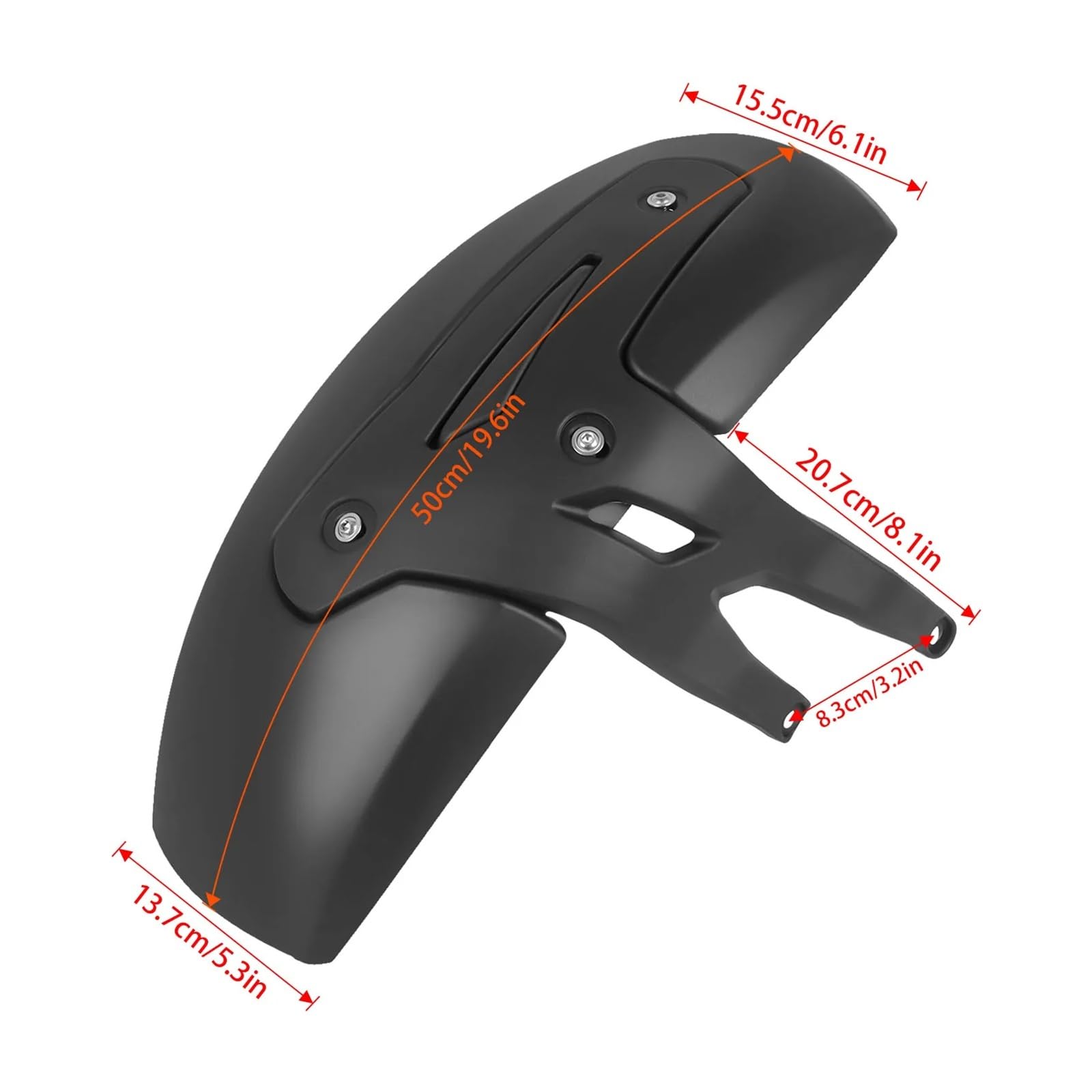 Kompatibel mit BMW R1300GS R1300 GS R 1300 GS 2023 2024 2025 R 1300GS Adventure ADV Motorrad Kotflügel hinten Kotflügel Hugger Spritzschutz(Carbon Fiber Pattern)