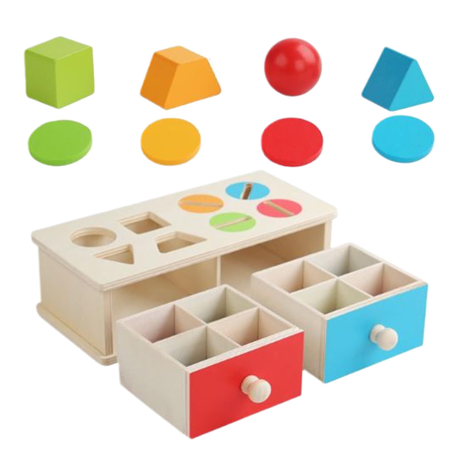 Amazon.co.jp: Annsyjo コインボックストイ - 感覚マッチングおもちゃ,幼稚園児向けインタラクティブ学習マッチングゲーム  男の子と女の子の手眼協調性を育む : おもちゃ