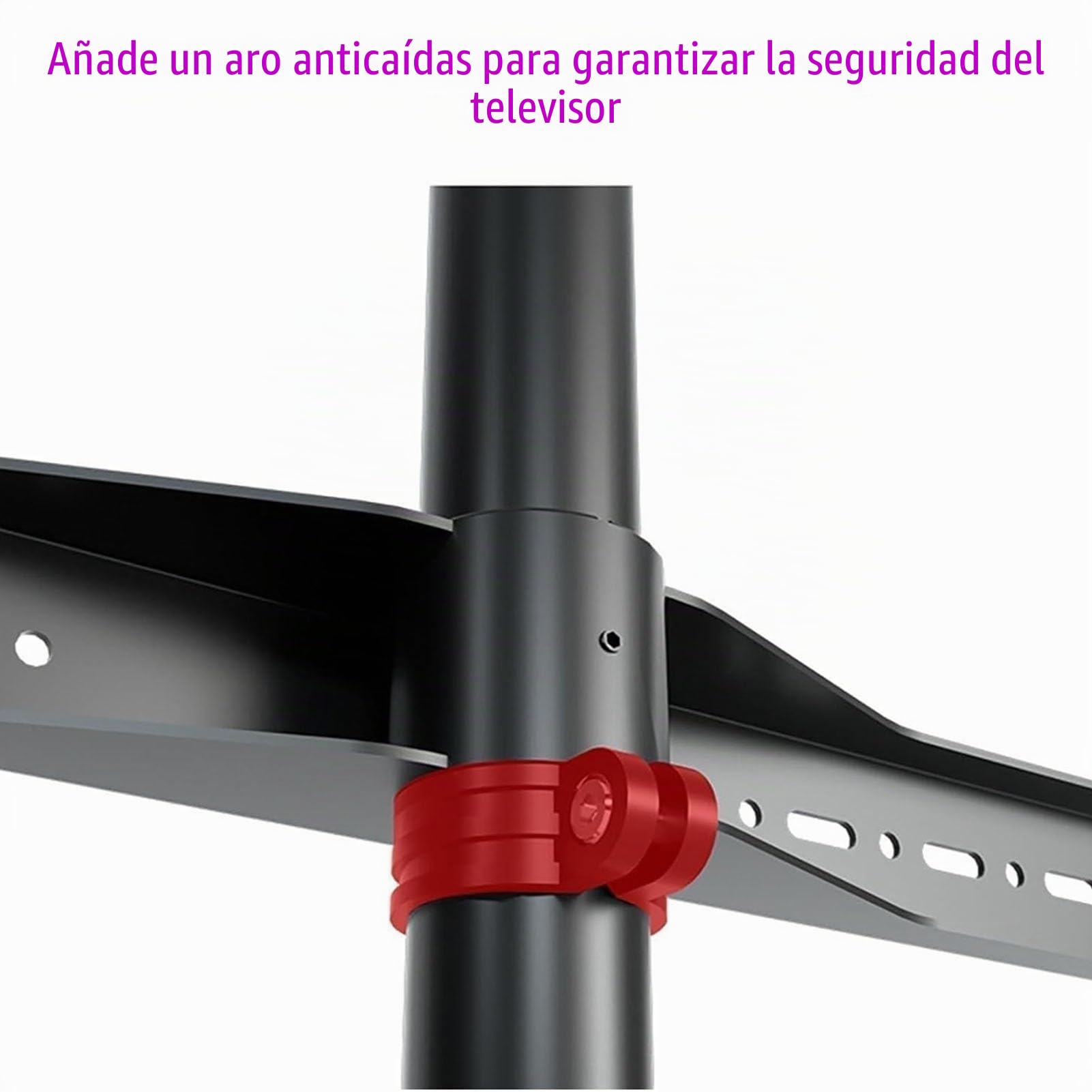 THEGA Soporte para TV con Rotación De Movimiento Completo, Marco Giratorio De 360 ​​Grados para TV, para Planos De 32 A 75 Pulgadas(2000-2950mm)