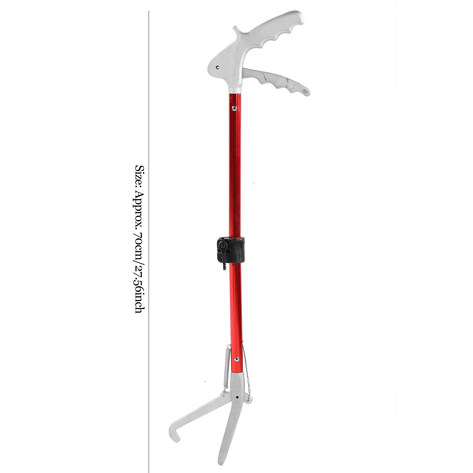 Outil de Préhension de Serpent de 70 Cm/27,56 Pouces, Pinces à Serpent en Alliage D'aluminium, Pince à Serpent Pliable, Pince à Reptiles, Attrape-Serpent Professionnel
