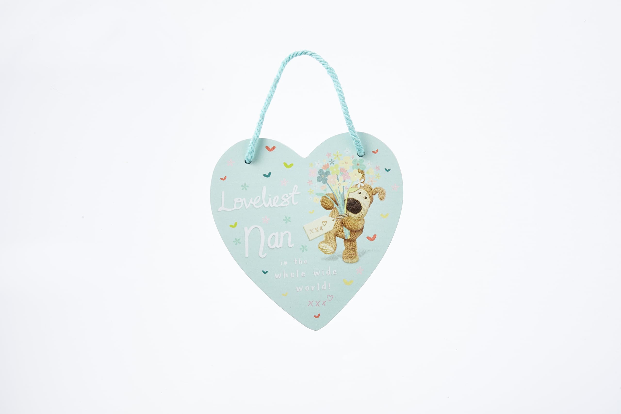 Boofle Multicolour Loveliest Nan Bloomin' Lovely Bunch! Plaque Gift Idea