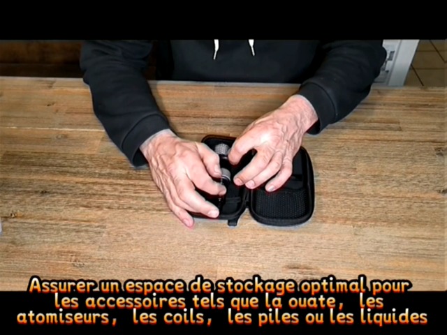 LATRAT Sac Cigarette lectronique, Coque Rigide en Eva pour Cigarette  lectronique Bote de Rangement Sac Voyage Portant Housse De Fermeture   Glissire,Noir : Amazon.fr: High-Tech