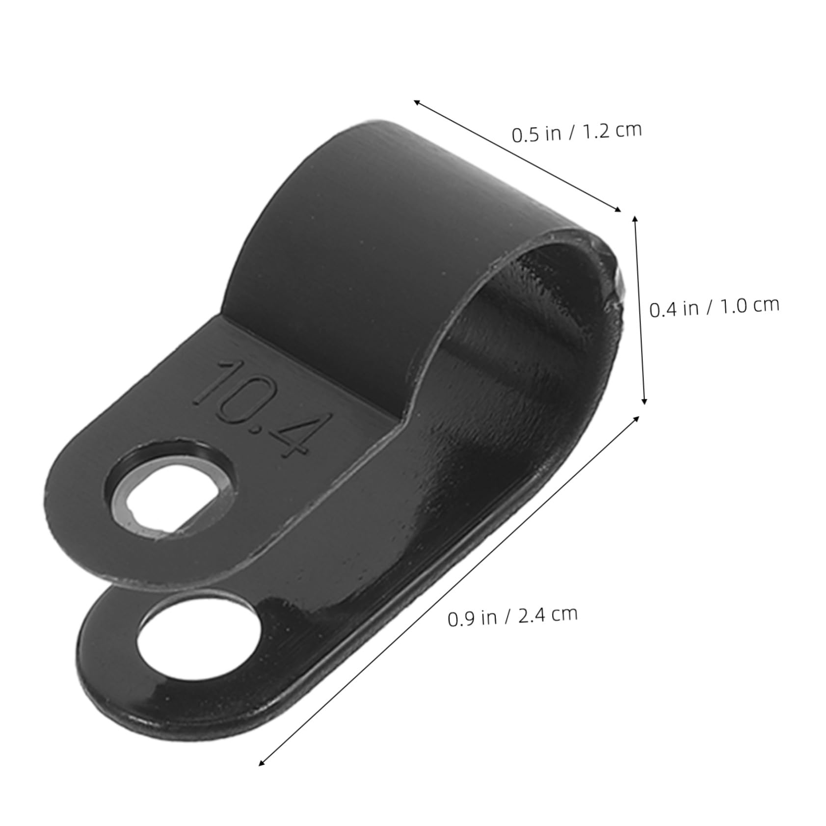3000 Teiliges Kabelclips- Kleine R-förmige Nylon-kabelklemmen Vielseitige Kabelhalter für Kabelmanagement Einfache Montage für Büro Zuhause und Schlafzimmer Schwarz