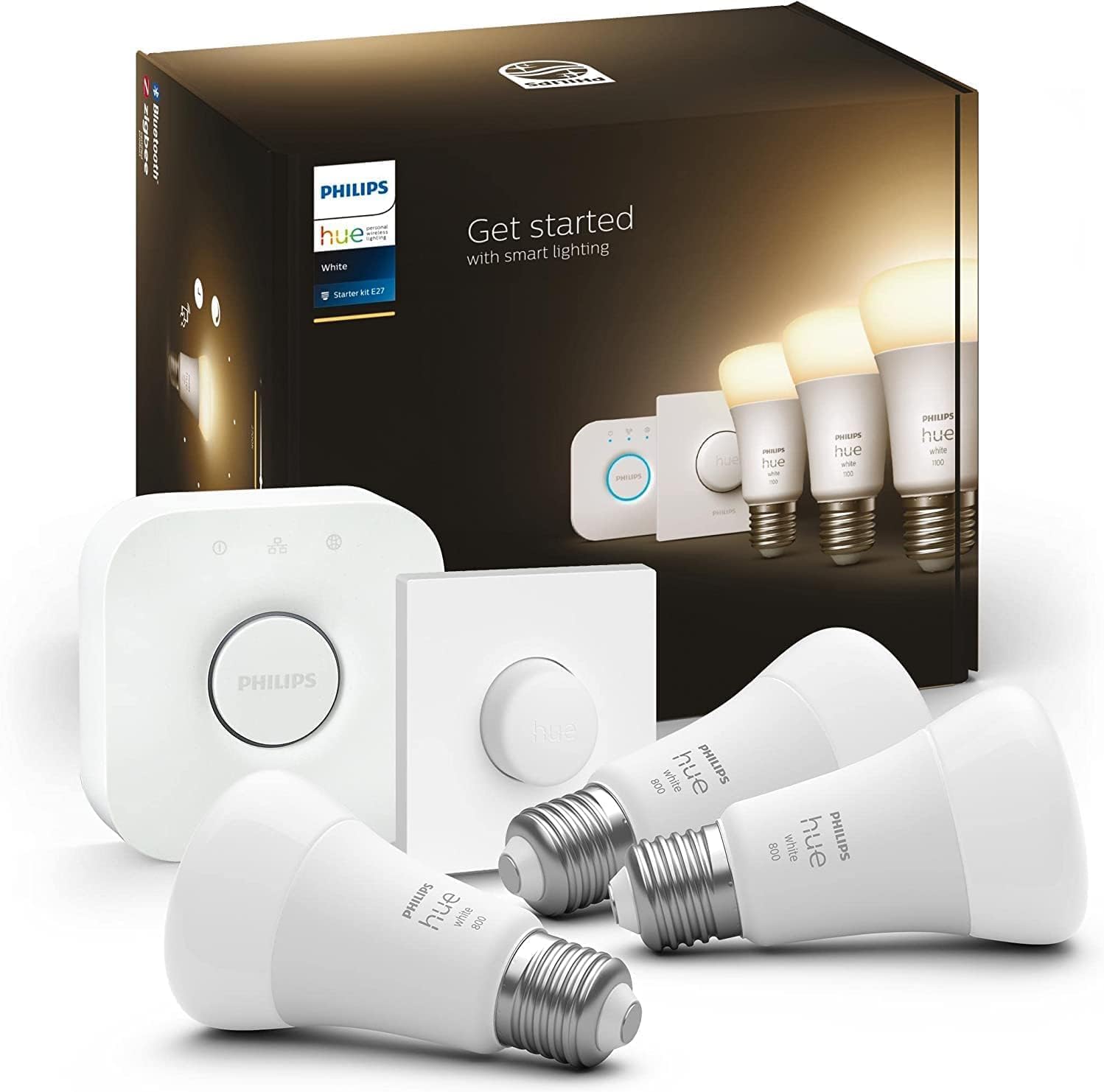 Philips Hue Bridge – ZigBee Smart Home Steuerung Für Bis Zu 50 Leuchten, Inkl. Automatisierung