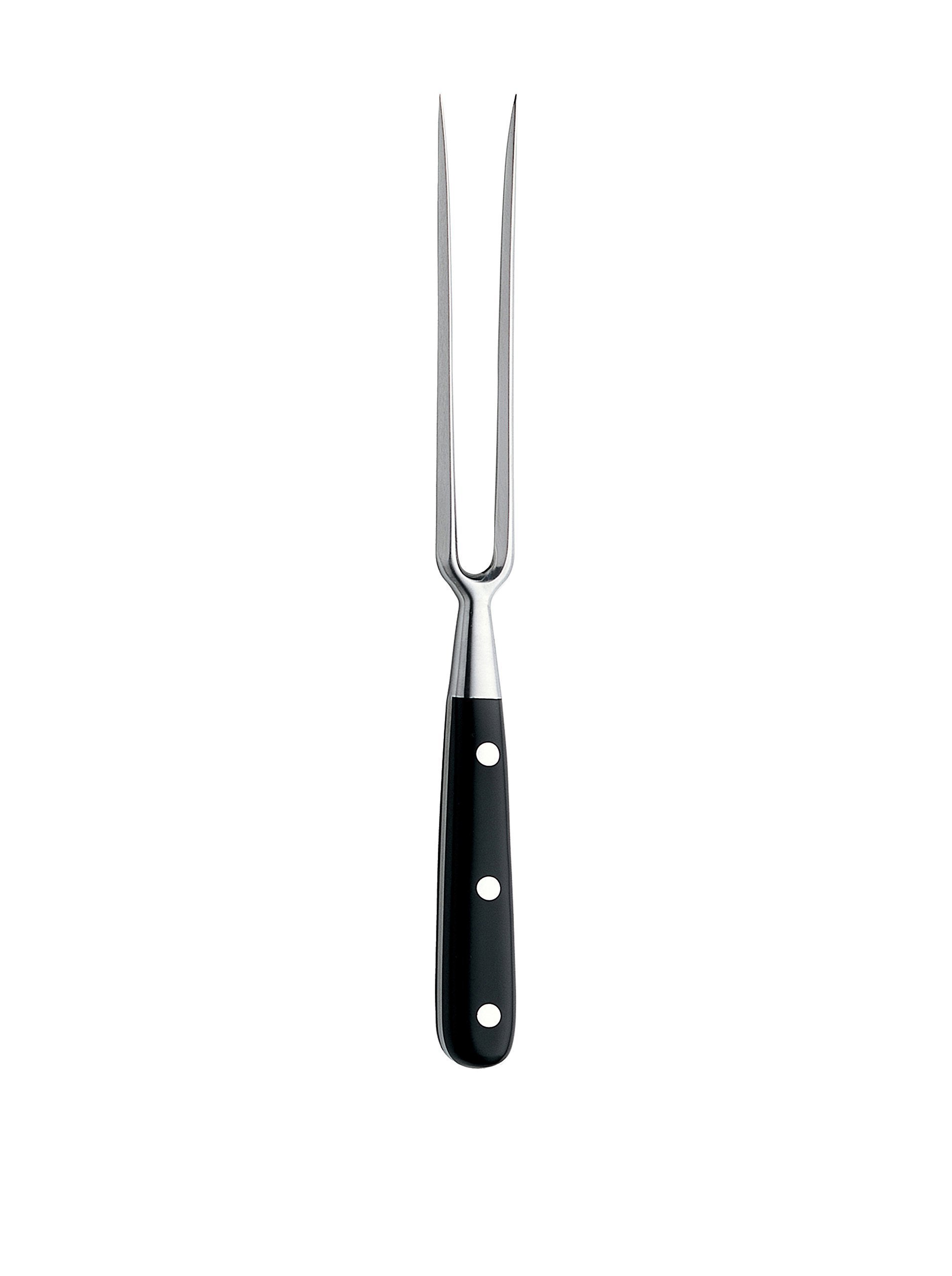 Coltellerie Berti Insieme Forchettone Da Arrosto Forgiato Nero