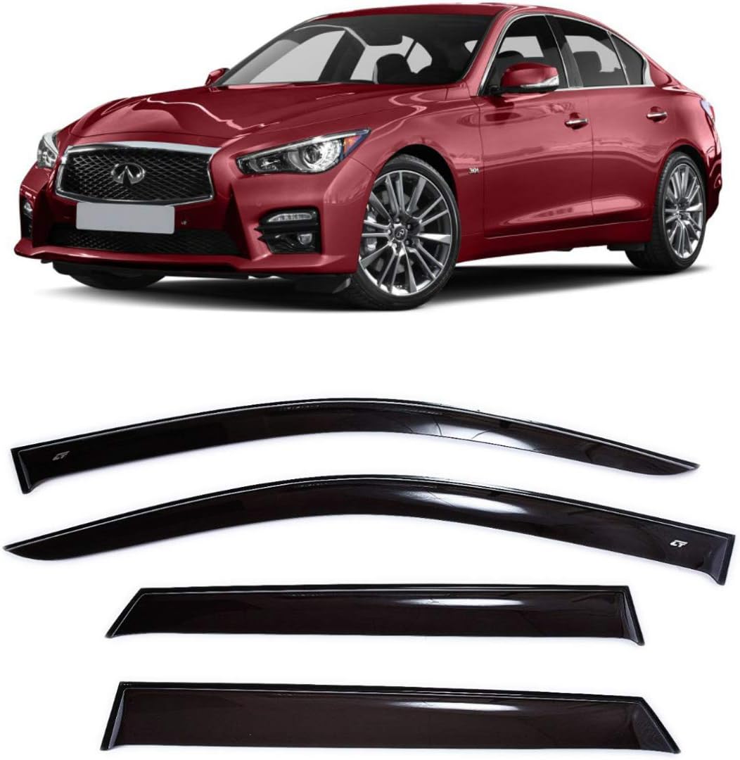 CT Wind Visor Deflectors Set of 4Piece Car Ventvisor