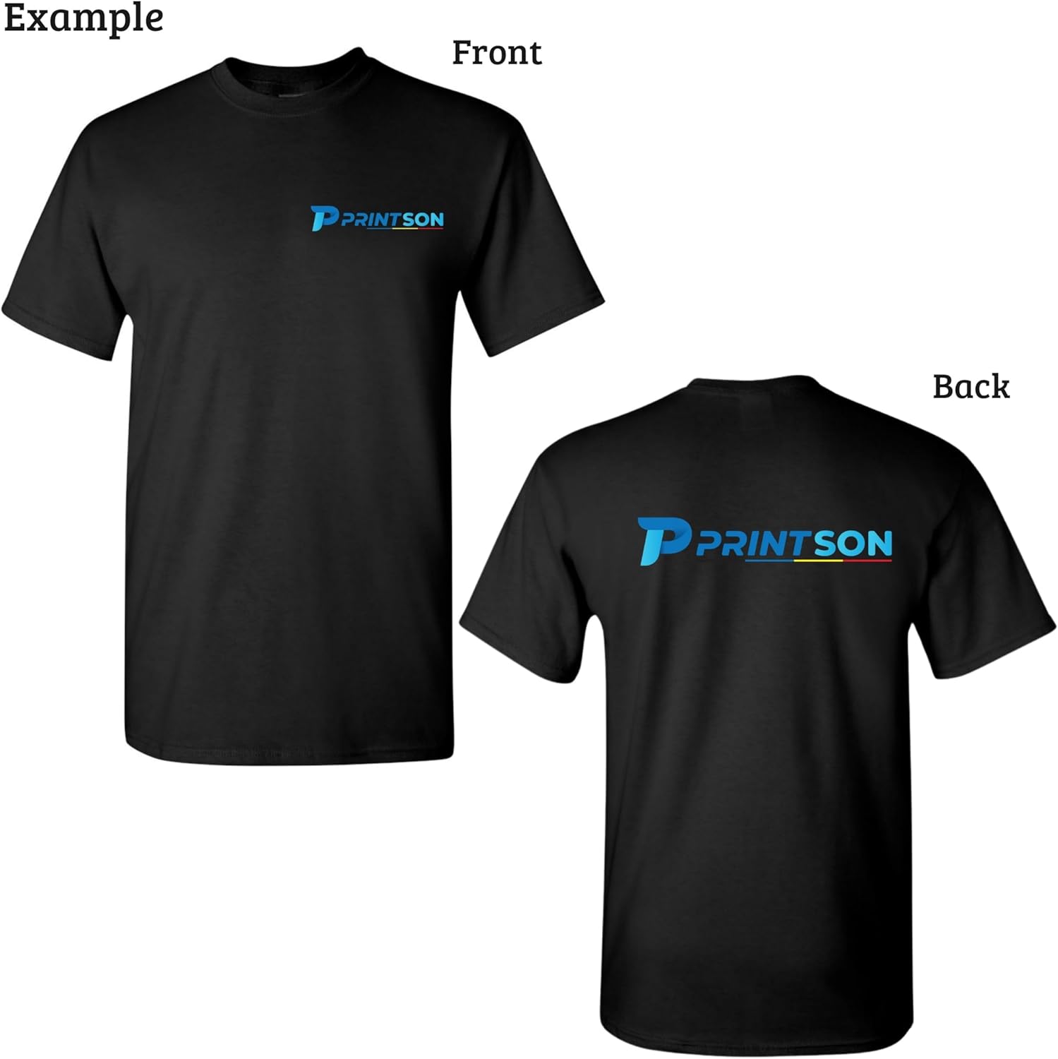 Custom T-Shirt for Men & Women - Personalized Tshirts with Photo and Text - Front and Back Printed Unisex Shirt - Image 3