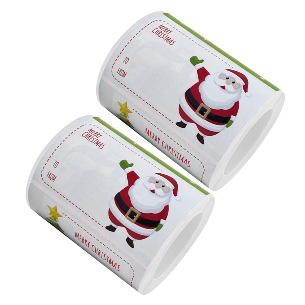 SEWACC 6rollen Selbstklebende Weihnachtsaufkleber Mit Cartoon-motiven Dekorative Sticker Für Festlichkeiten Und Für Kreative Bastelprojekte