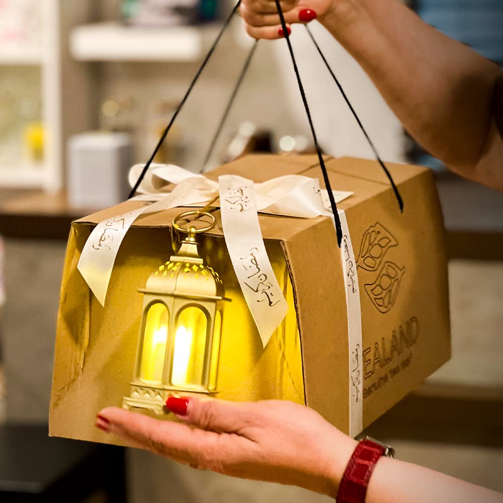 Tealand Ramadan Gift Home Tea Collection Box Includes Oud Tea Pyramids (15pcs) Amazon forest (50g) Morning cheers (30g) and Dragon pearl lily (50g) Refreshing Gift for Your Love Ones