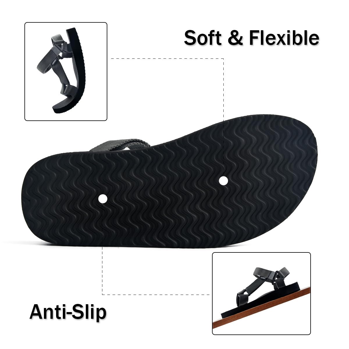 riemot Sandali Sportivi Donna Uomo Estivi Sandali da Trekking Leggere Comode Antiscivolo Scarpe per All'aperto Escursionismo e Spiaggia