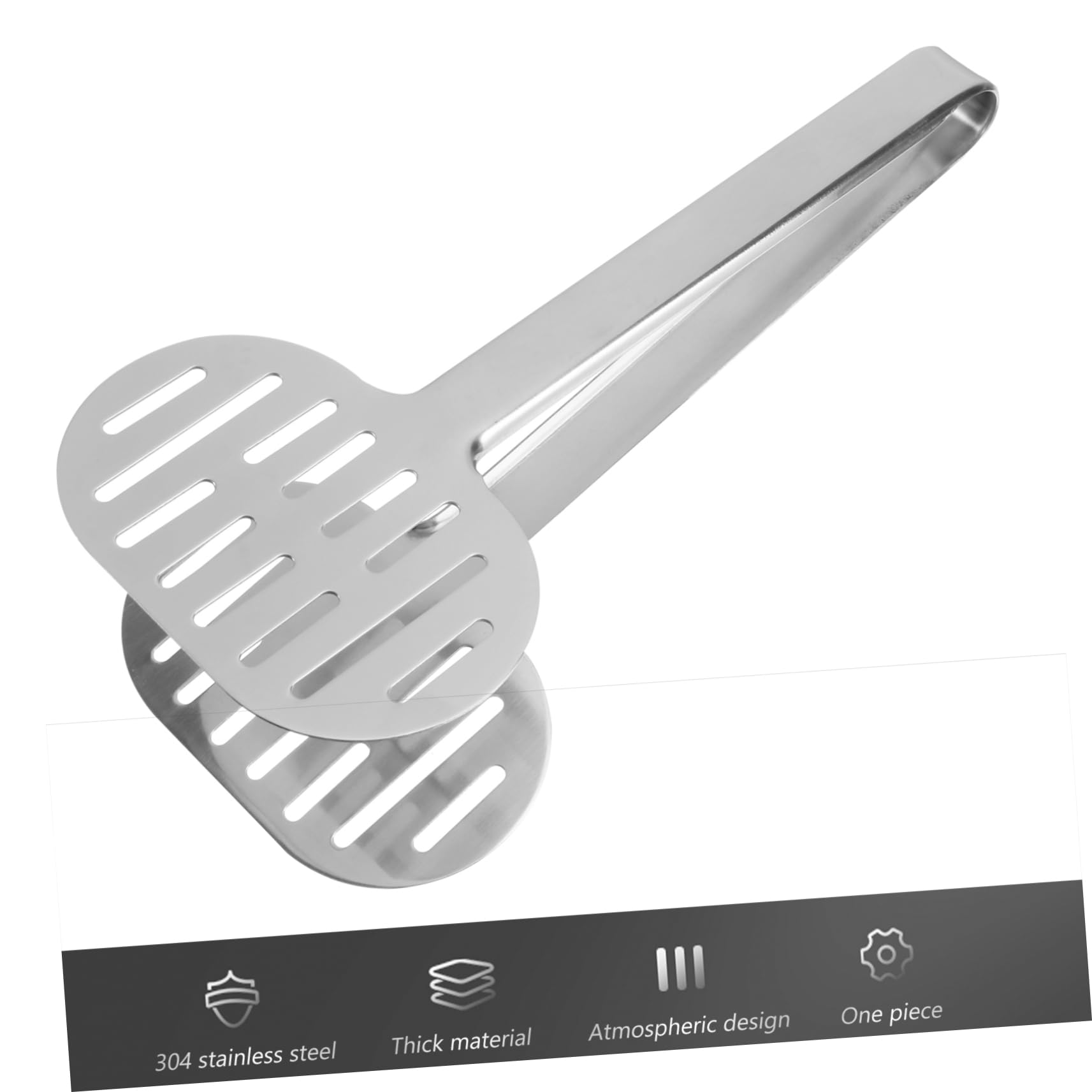 MAGICLULU 3pièces Pince à Nourriture Multifonction Acier Inoxydable Pince Anti-brûlure Pour Buffet Et Cuisine Idéale Pour Servir Burgers Poissons Gâteaux Et Plus