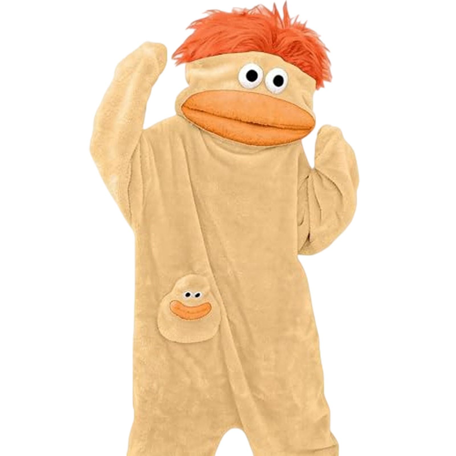 Combinaison Pyjama Femme Homme Silly Onesie Pajamas Deguisement Famille | Polaire Vêtement de Drole Amusant avec Capuche,Une Pièce Monstre Costume,pour Le Plaisir en Famille et la Détente Confortable