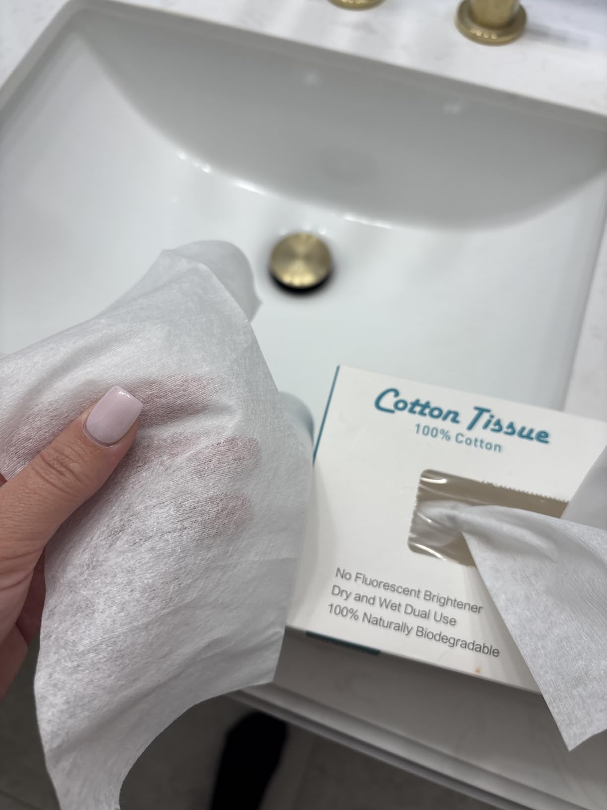 Winner Soft Face Towels, 100% USDA Biobased Facial Towels, Unscented Cotton Tissues for Sensitive Skin, OEKO-TEX Certified Face Towelettes Disposable, Makeup Remover Dry Wipes, 600 Count, Pack of 6
