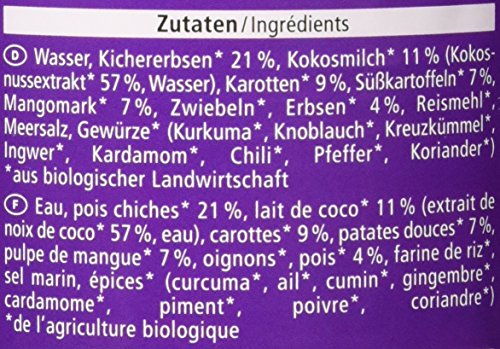 Alnatura Bio Kichererbsen Kokos-Eintopf, 400g