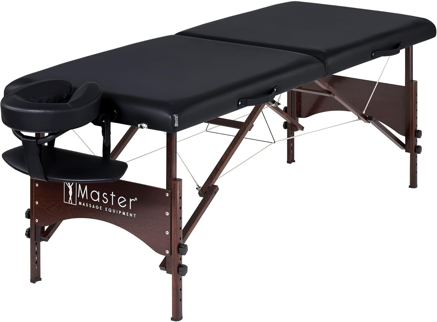 Master Massage Argo Portable Massage Lash Beauty Salon Spa Table Tatto Bed Physical Therapy Couch, Black, 70cm