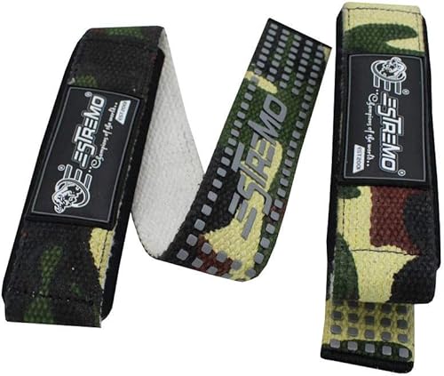 Miniatura 7 de Estremo - Muñequeras de entrenamiento para levantamiento de pesas y gimnasio - Muñequeras de apoyo para la mano hechas con neopreno acolchado y