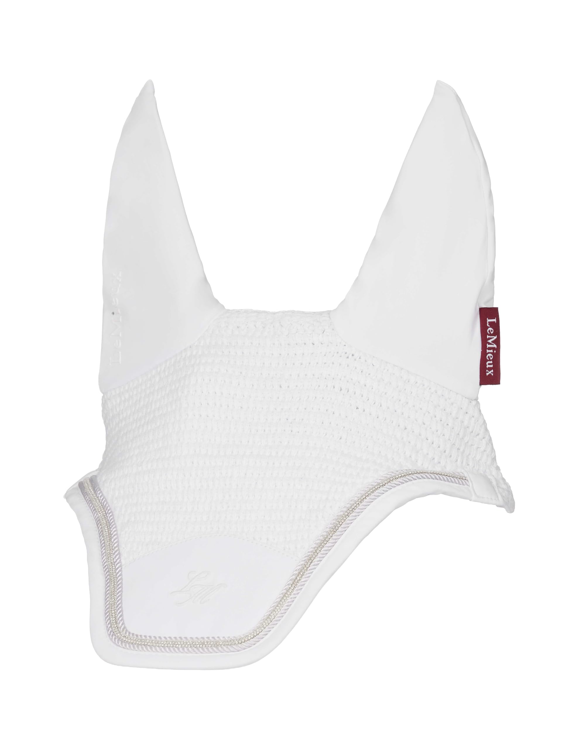 LeMieux Brilliance Fly Hood - Add Some Sparkle - White - L — image 1