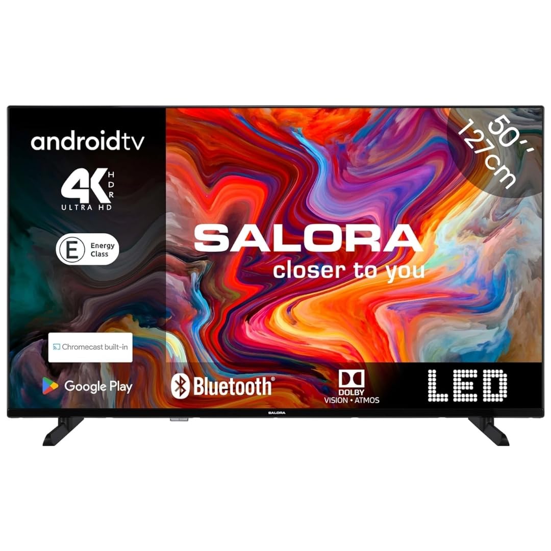 schermo lcd 50 pollici hd smart tv black