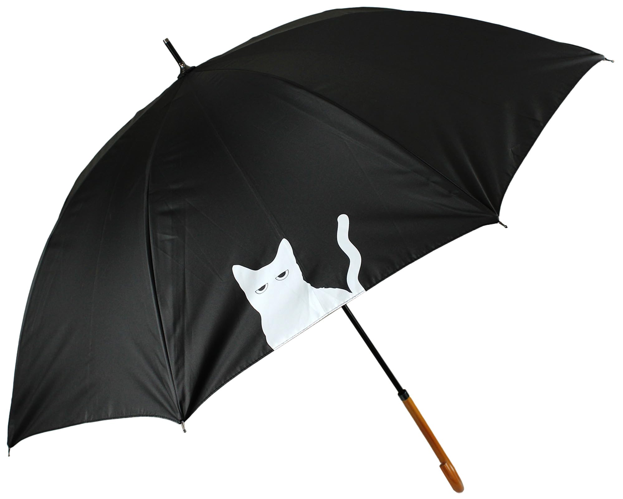 Amazon.co.jp: 長傘 日傘 晴雨兼用 レディース かわいい 猫 軽量 親骨