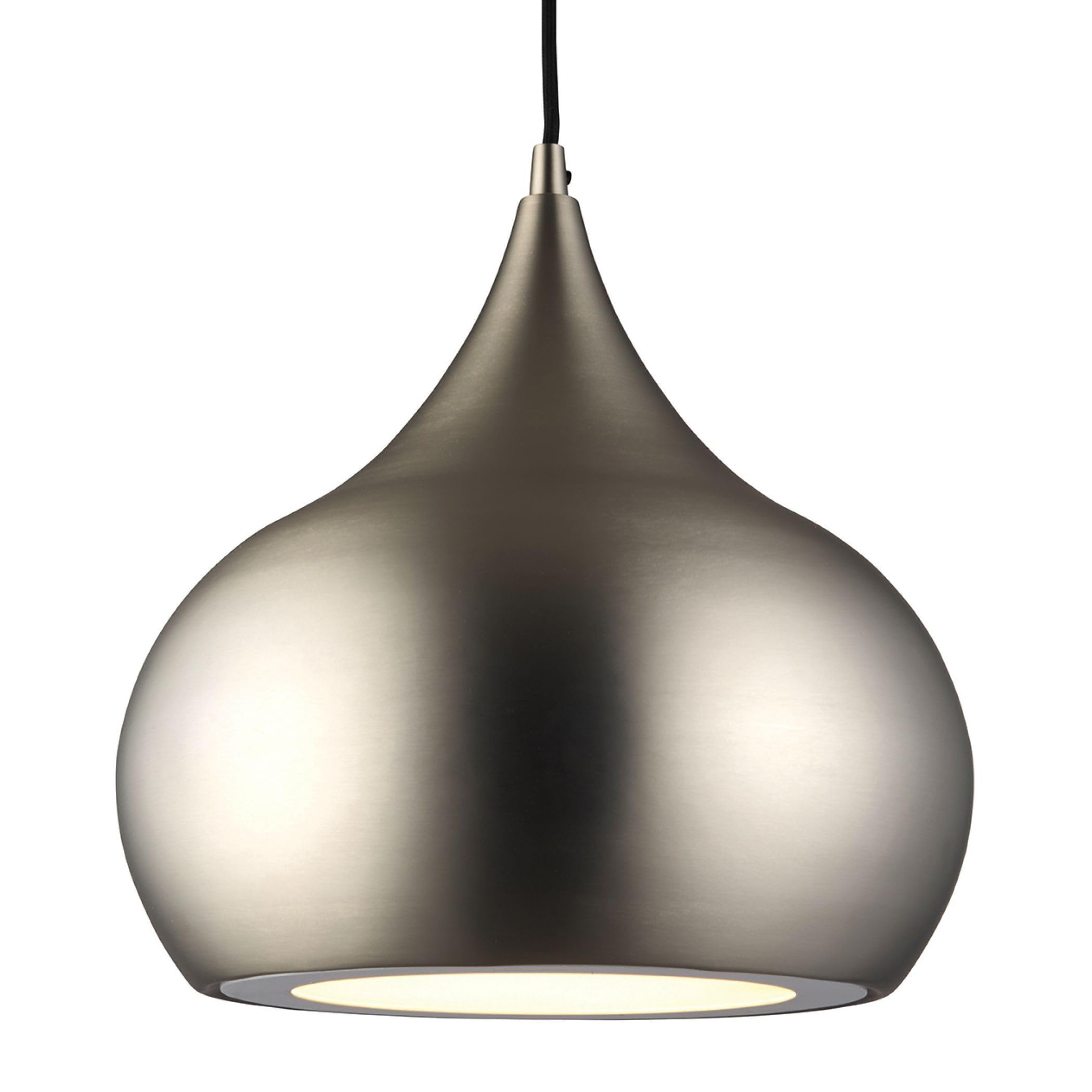 Endon Matt Nickel Brosnan Pendant