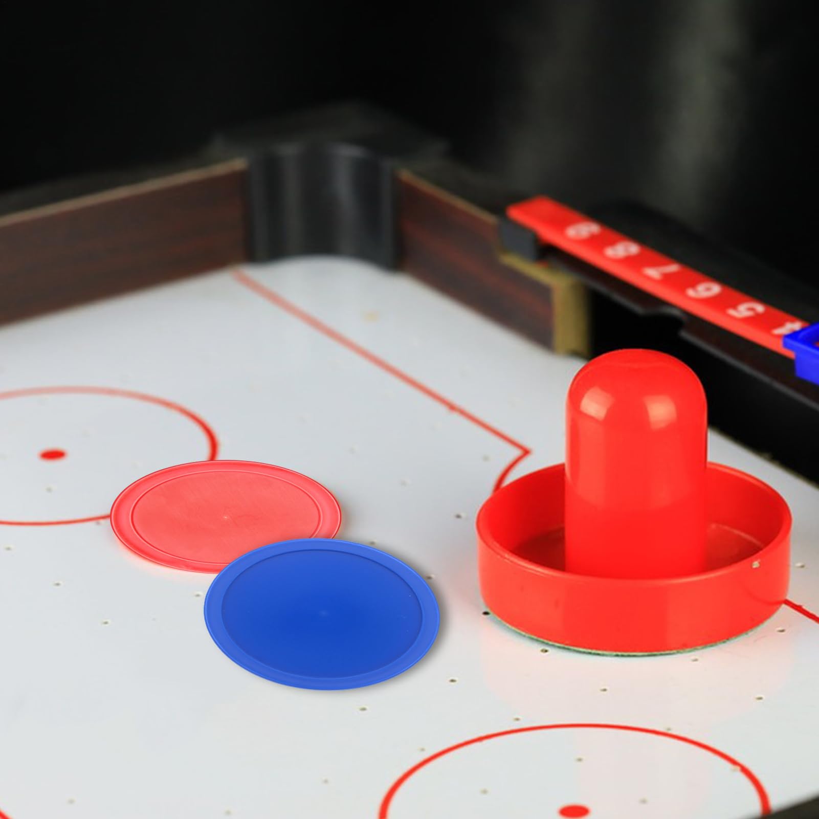 Lot de 8 palets de hockey sur glace multicolores pour jeux de table | Accessoires de rechange lumineux, légers, , flexibles, lisses pour et adultes, divertissement à domicile, sports