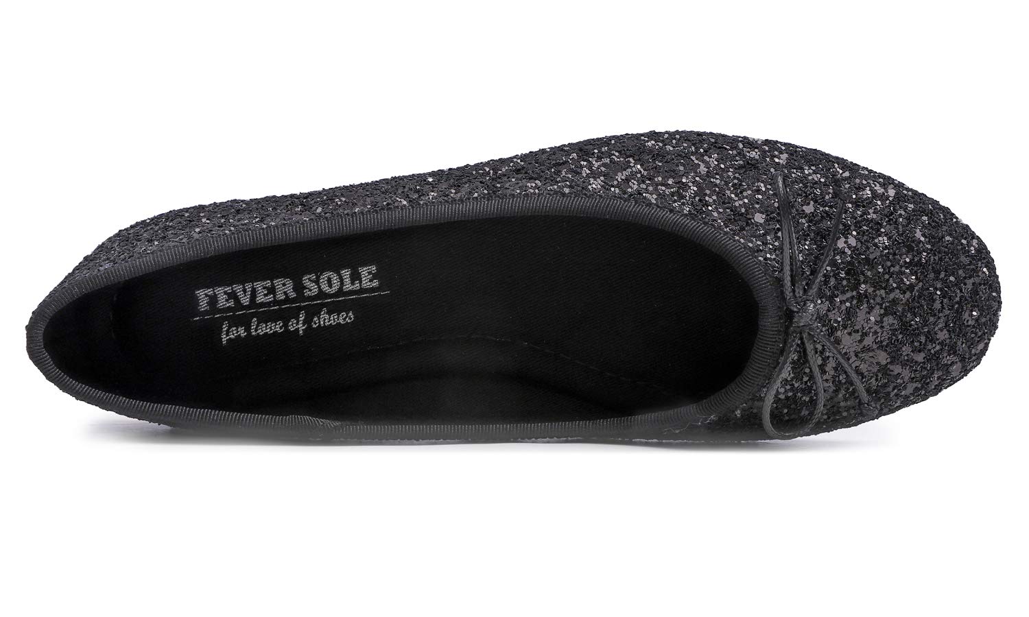 Feversole Women's Macaroon Glitter Colorful,Cojín de Espuma con Memoria Colorida Macaron para Mujer, diseño Plano de Charol