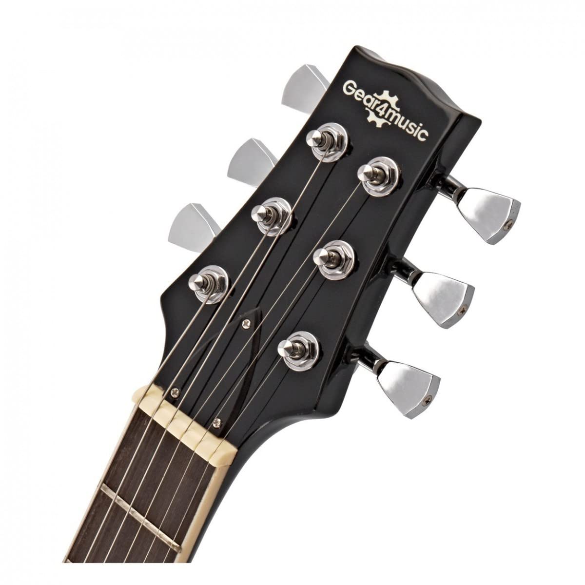 Gear4music Chitarra jazz semi acustica Hollowbody con borsa da concerto e cavo