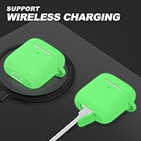 Vista 83 de Funda para AirPods Pro con kit de limpieza, funda de silicona suave para Apple AirPod Pro de 1ª/2ª generación, accesorios de funda AirPods Pro/Pro 2