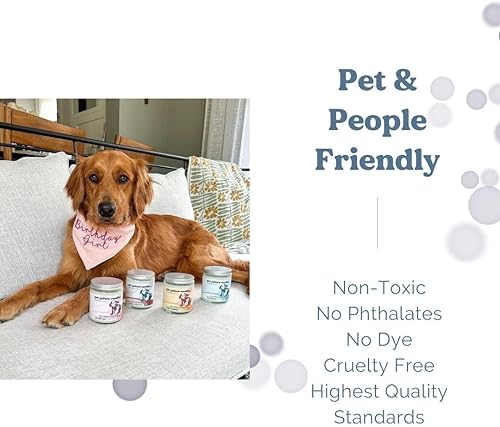 Miniatura 7 de Pet Palace Candles - Vela eliminadora de olores, aromas increíbles, 100% soja, neutralizador elimina olores de mascotas, humo, orina y más.